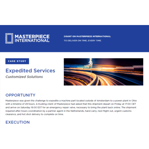 Case Study – Expedited Services